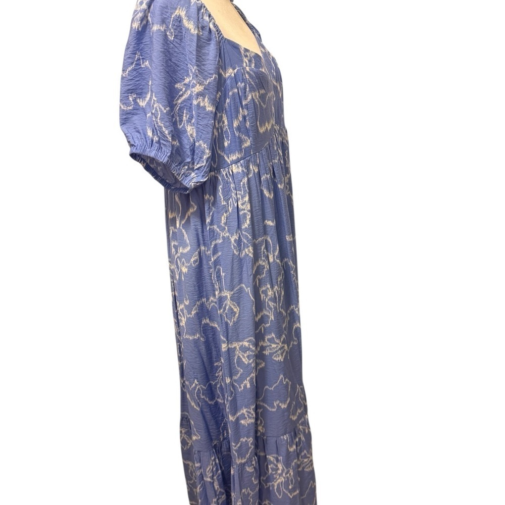 Nine West Blue and White Maxi Dress - Picture 3 of 16